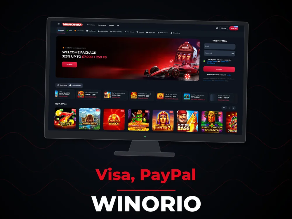 winorio - Visa, PayPal
