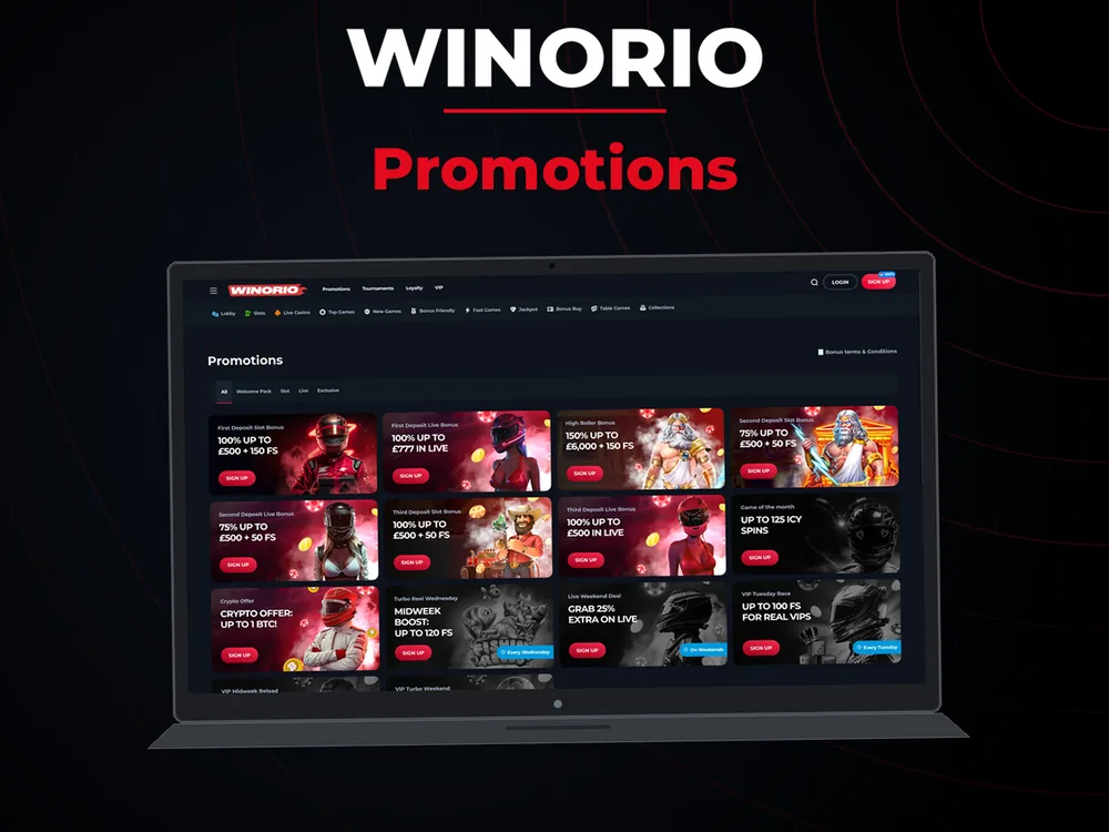 winorio - Promotions