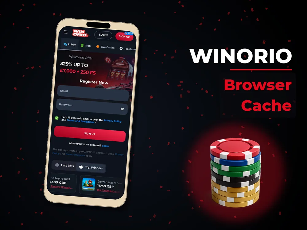 winorio - Browser Cache