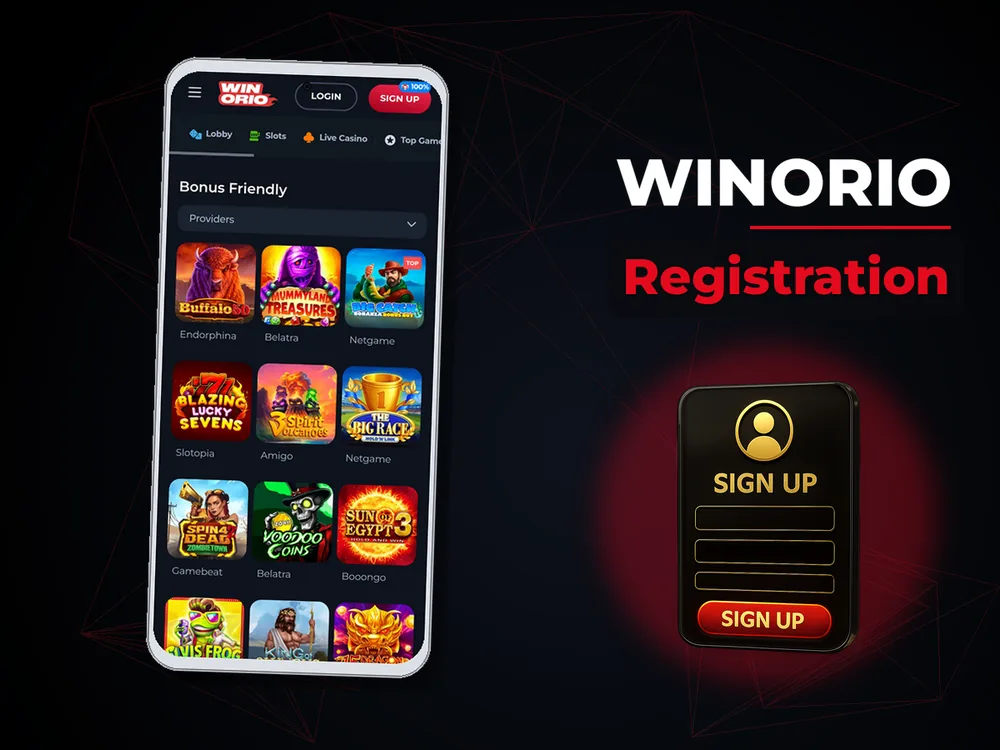winorio - Registration