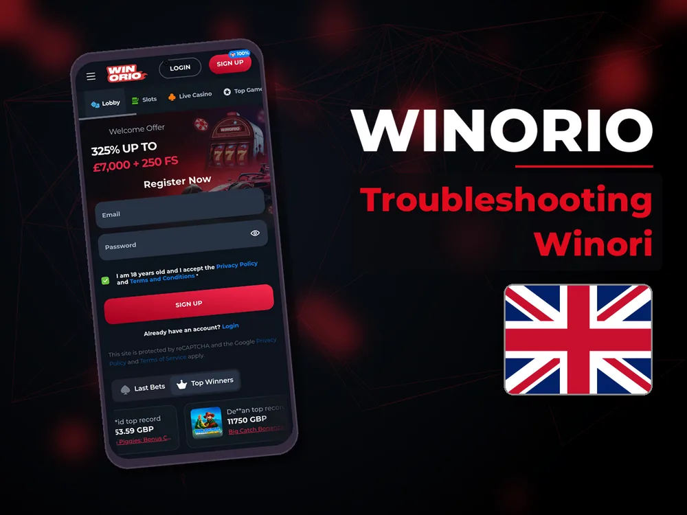 winorio - Troubleshooting Winori